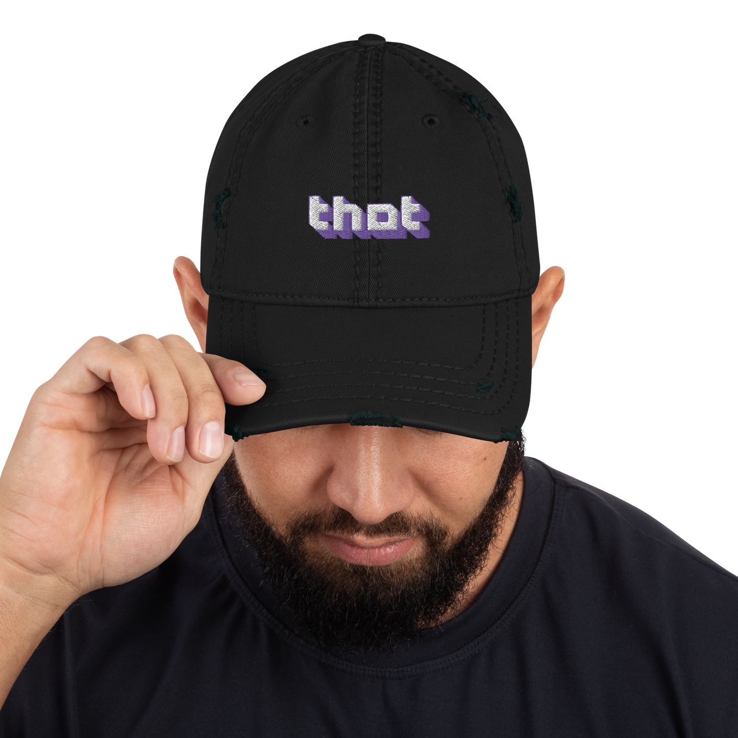 THOT Distressed Dad Hat