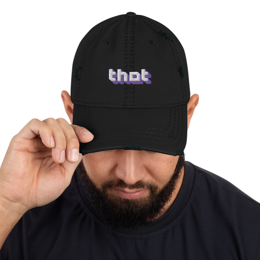 THOT Distressed Dad Hat