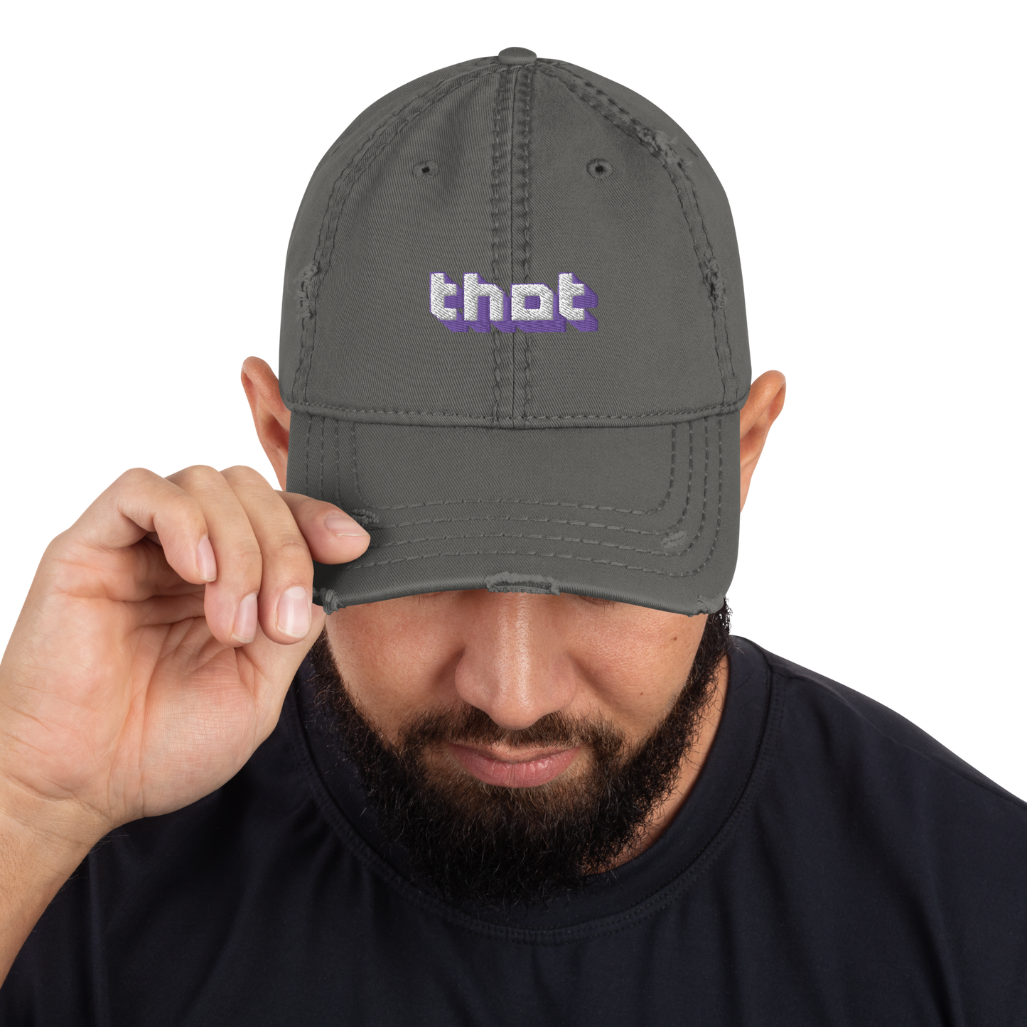 THOT Distressed Dad Hat