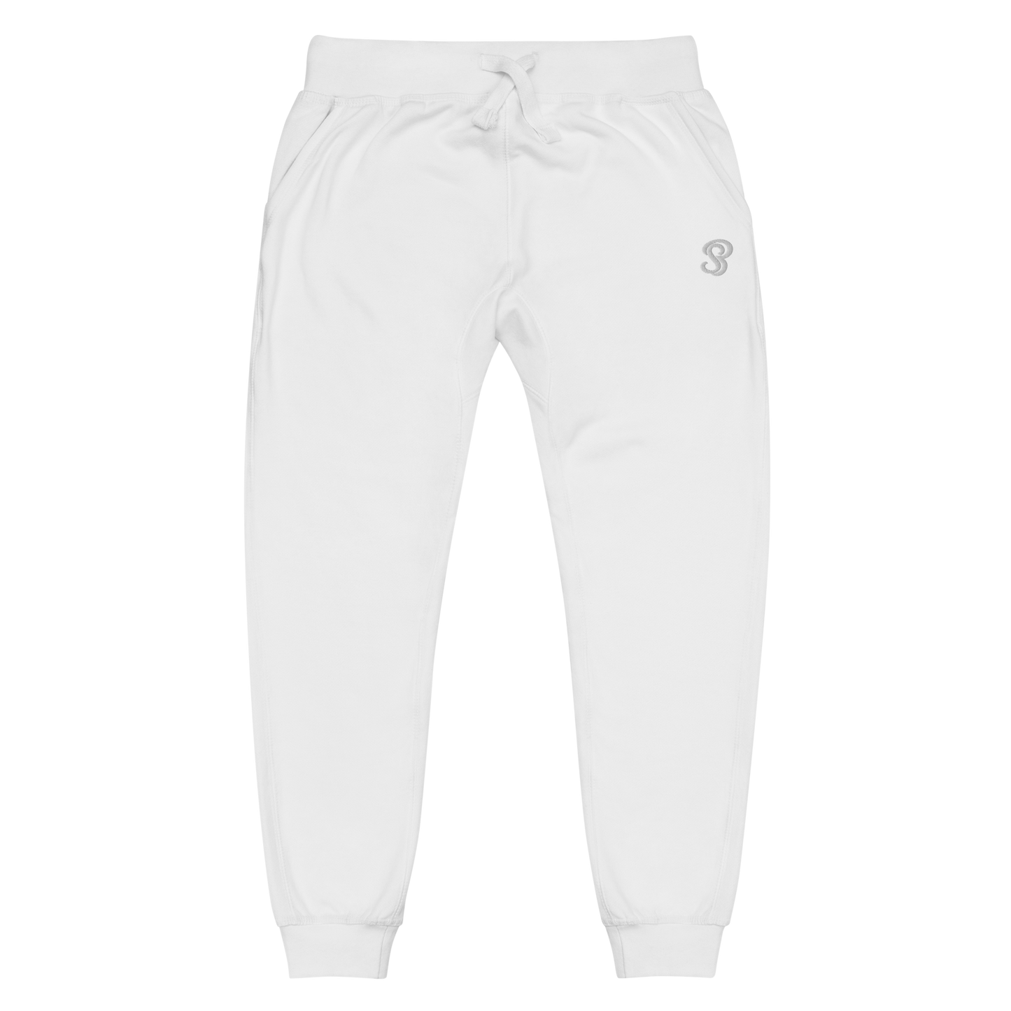 SB White Unisex fleece sweatpants