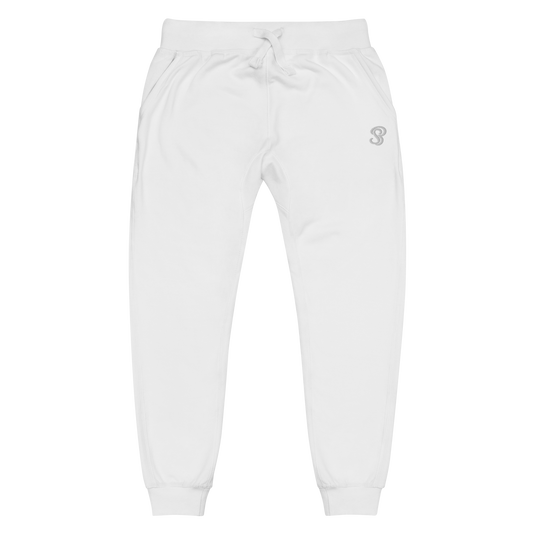 SB White Unisex fleece sweatpants