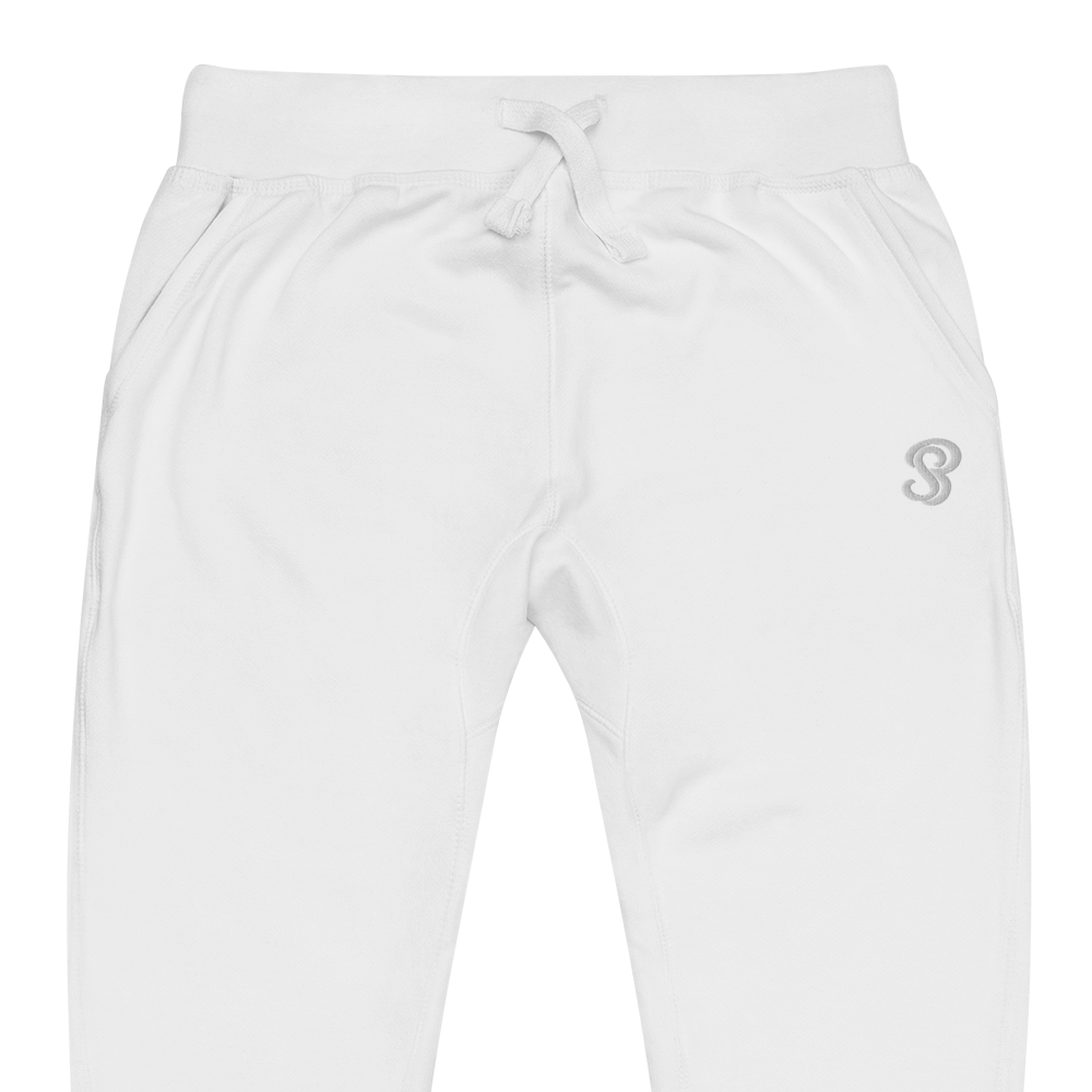 SB White Unisex fleece sweatpants