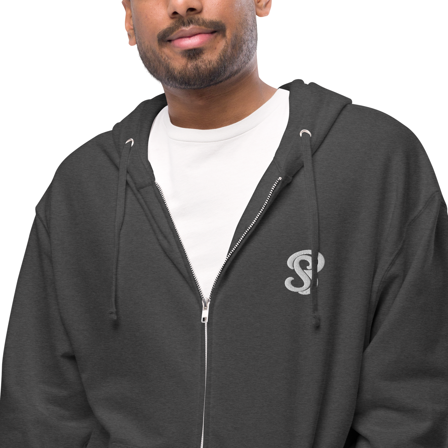 SB Logo Unisex fleece zip up hoodie