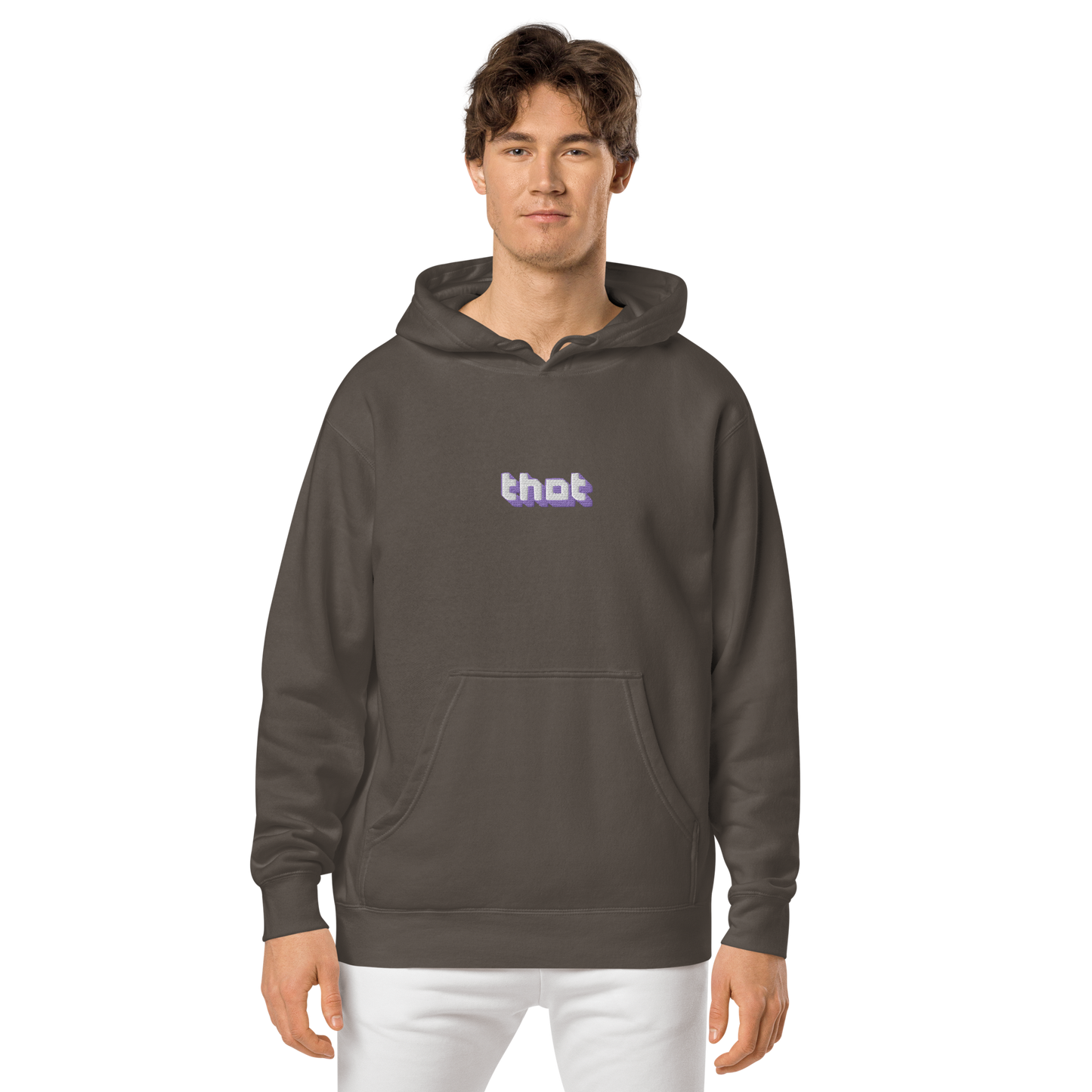 THOT© Unisex pigment-dyed hoodie