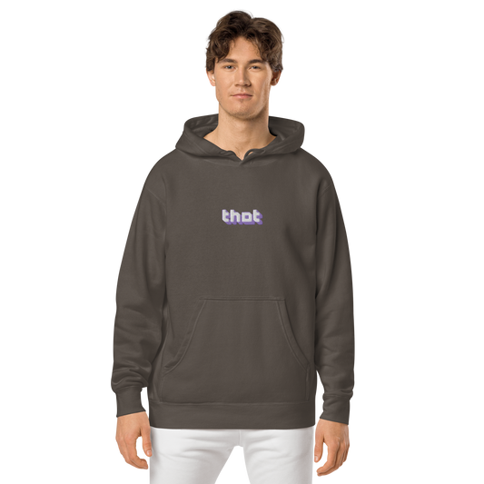 THOT© Unisex pigment-dyed hoodie