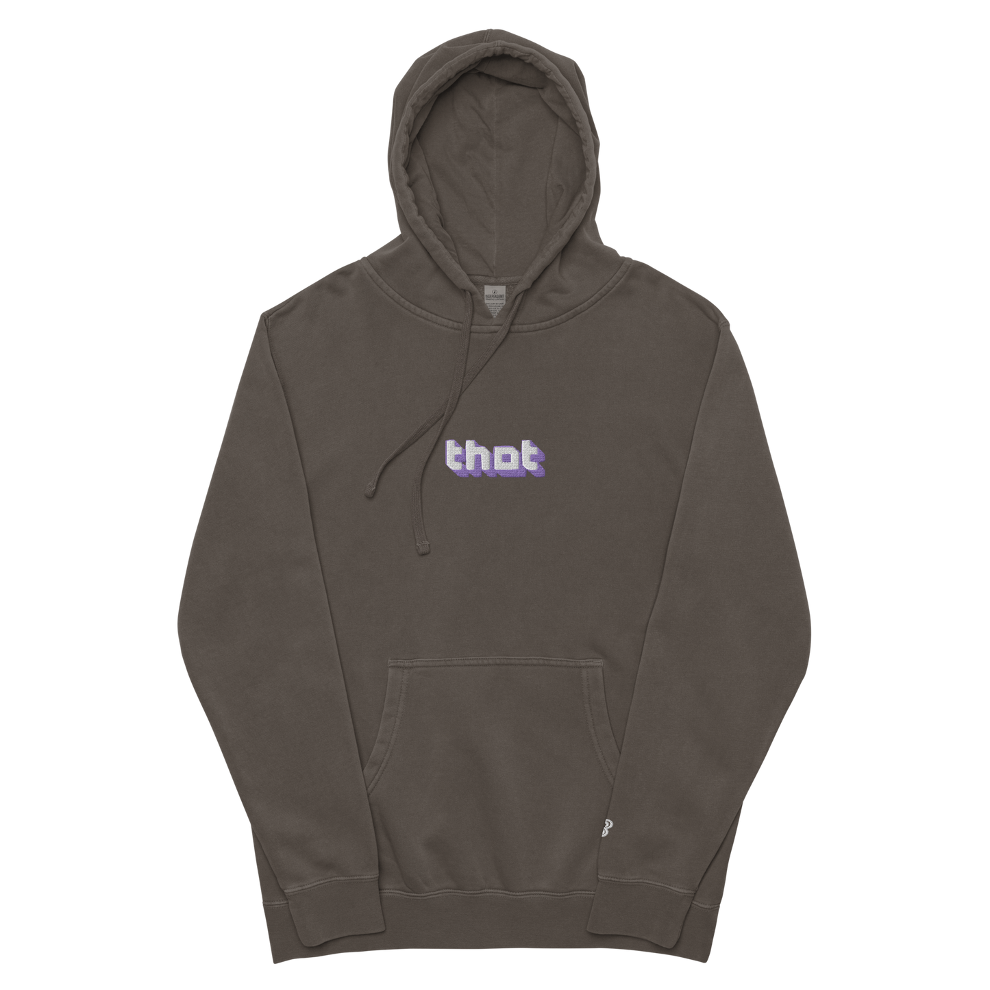 THOT© Unisex pigment-dyed hoodie