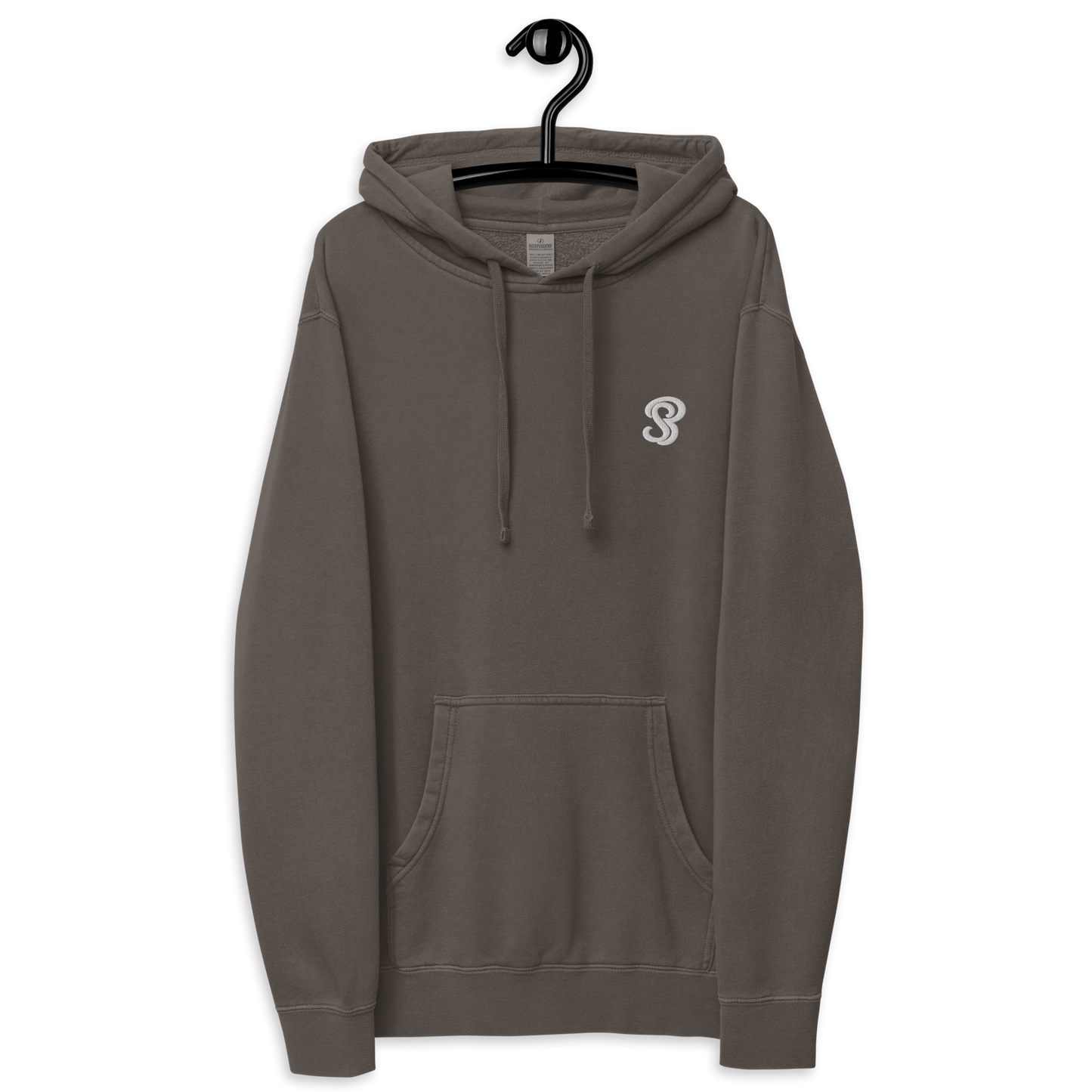 SB© Small Left-Side Logo Unisex pigment-dyed hoodie